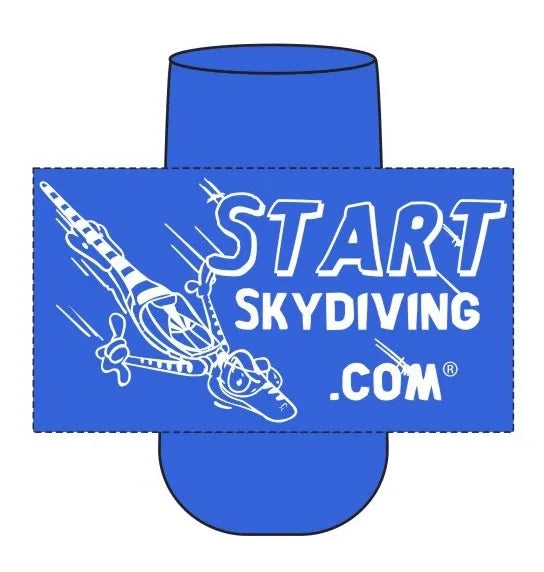 Champagne Flute (blue stemless)-Blue : 10 oz.