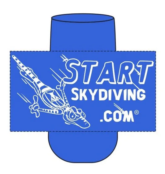 Champagne Flute (blue stemless)-Blue : 10 oz.